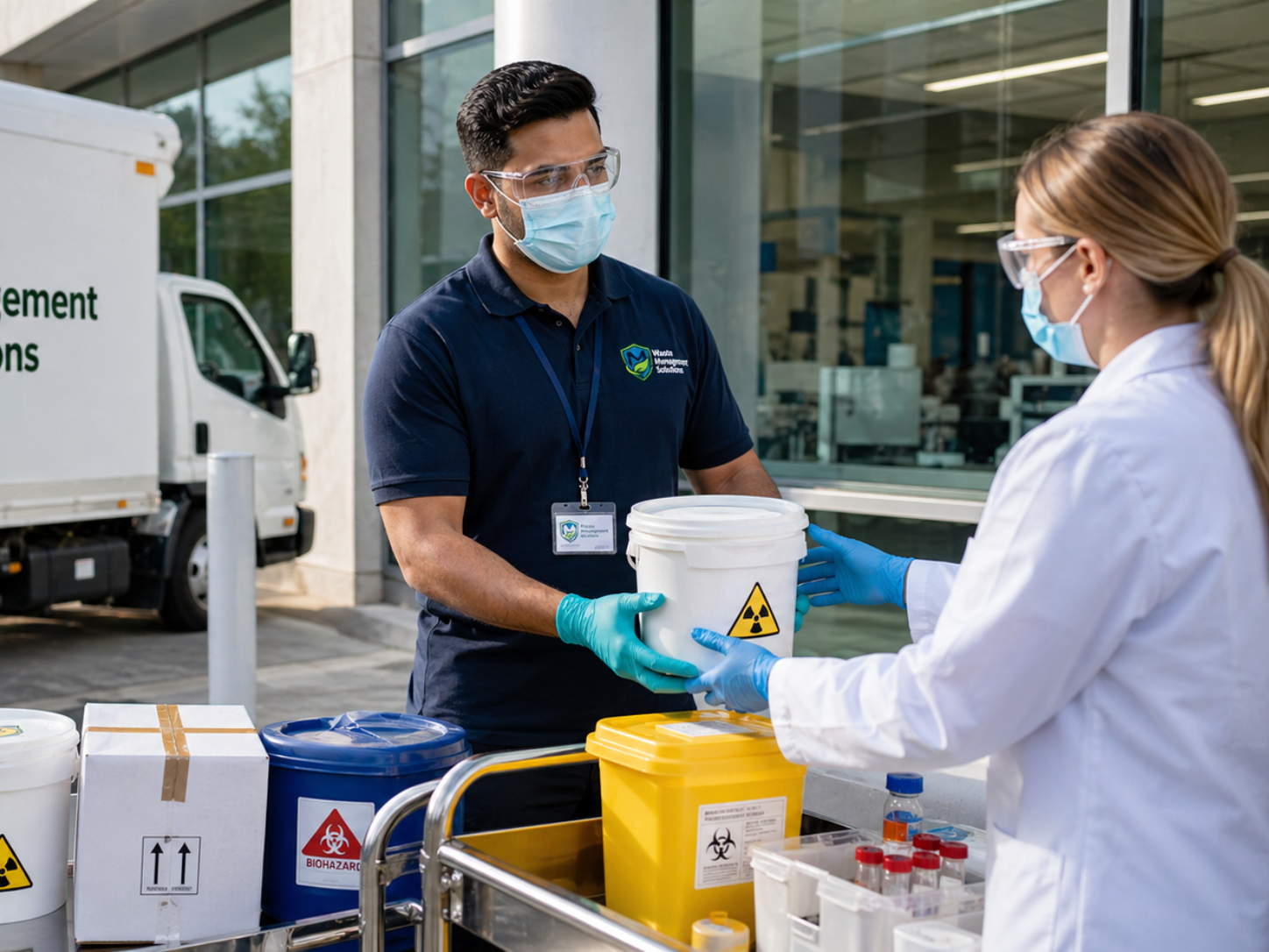 laboratory, R&D hazardous waste disposal.